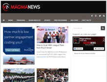 Tablet Screenshot of magmanews.com